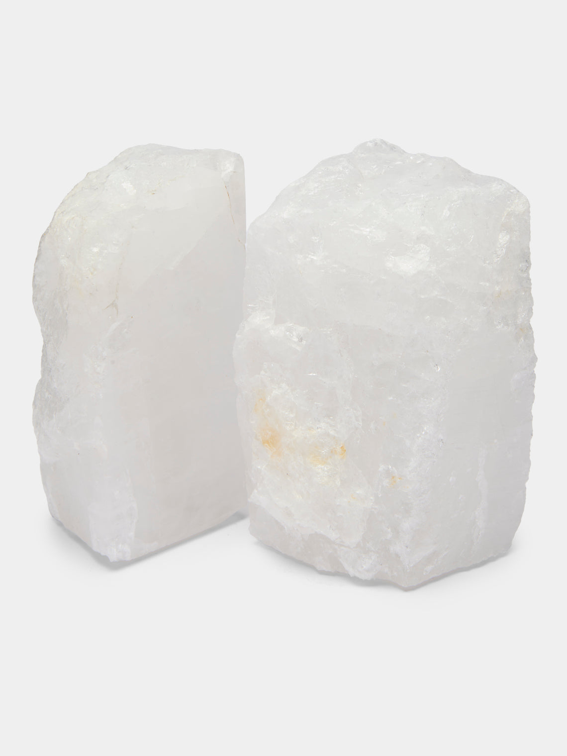 Jia Jia - White Quartz Bookends -  - ABASK