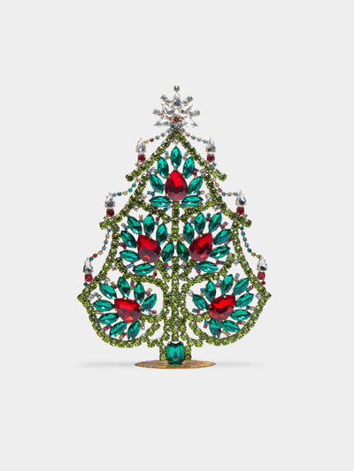 Antique and Vintage - 1930s Czech Jewelled Medium Christmas Tree -  - ABASK - 