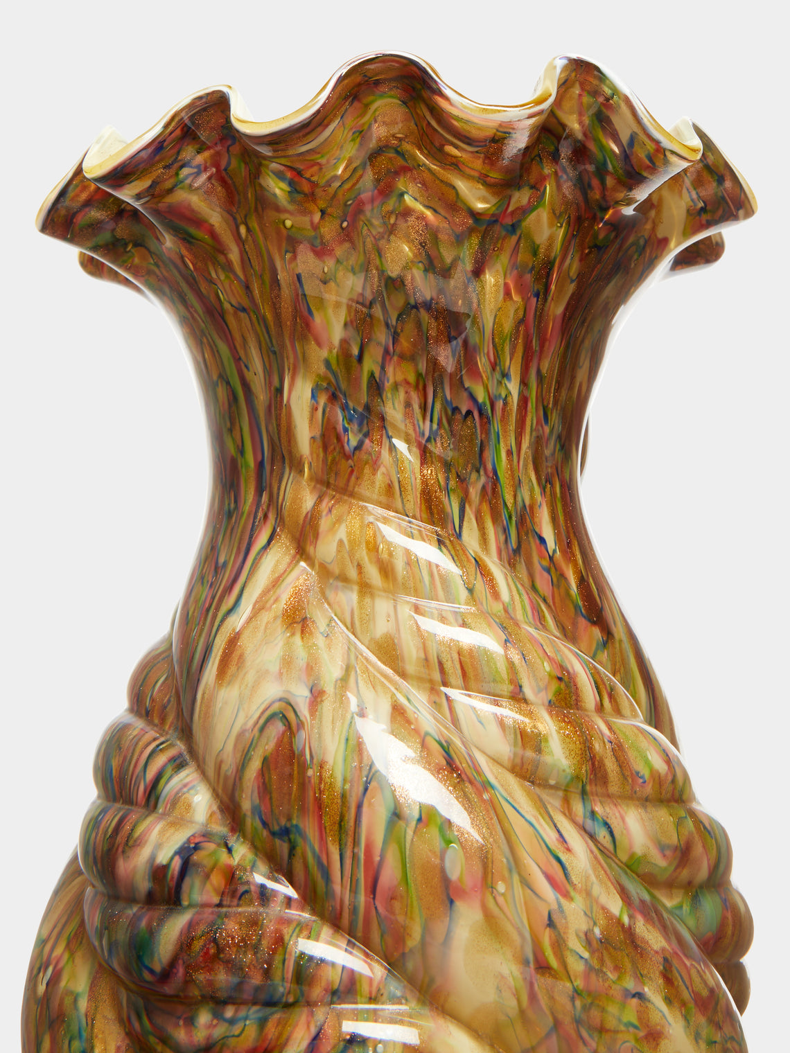 Antique and Vintage - 1950s Confetti Murano Glass Vase -  - ABASK