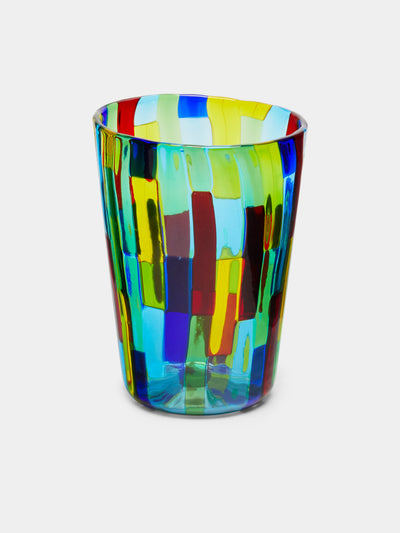 F&M Ballarin - Acquamarina Hand-Blown Murano Glass Tumblers (Set of 6) -  - ABASK - 