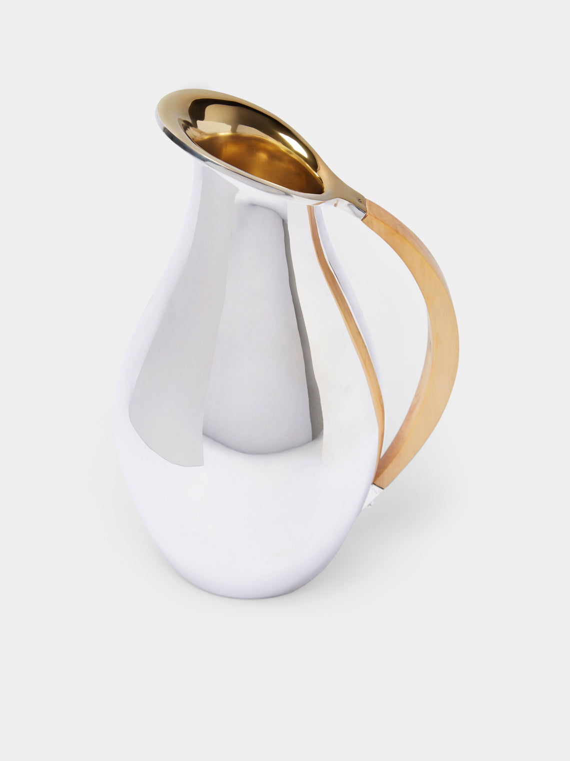 Jarosinski & Vaugoin - Sterling Silver Jug with Wood Handle -  - ABASK - 