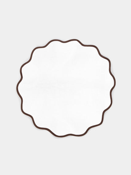 Angela Wickstead - Chiara Scalloped Linen Placemats (Set of 4) -  - ABASK - [thumbnail]