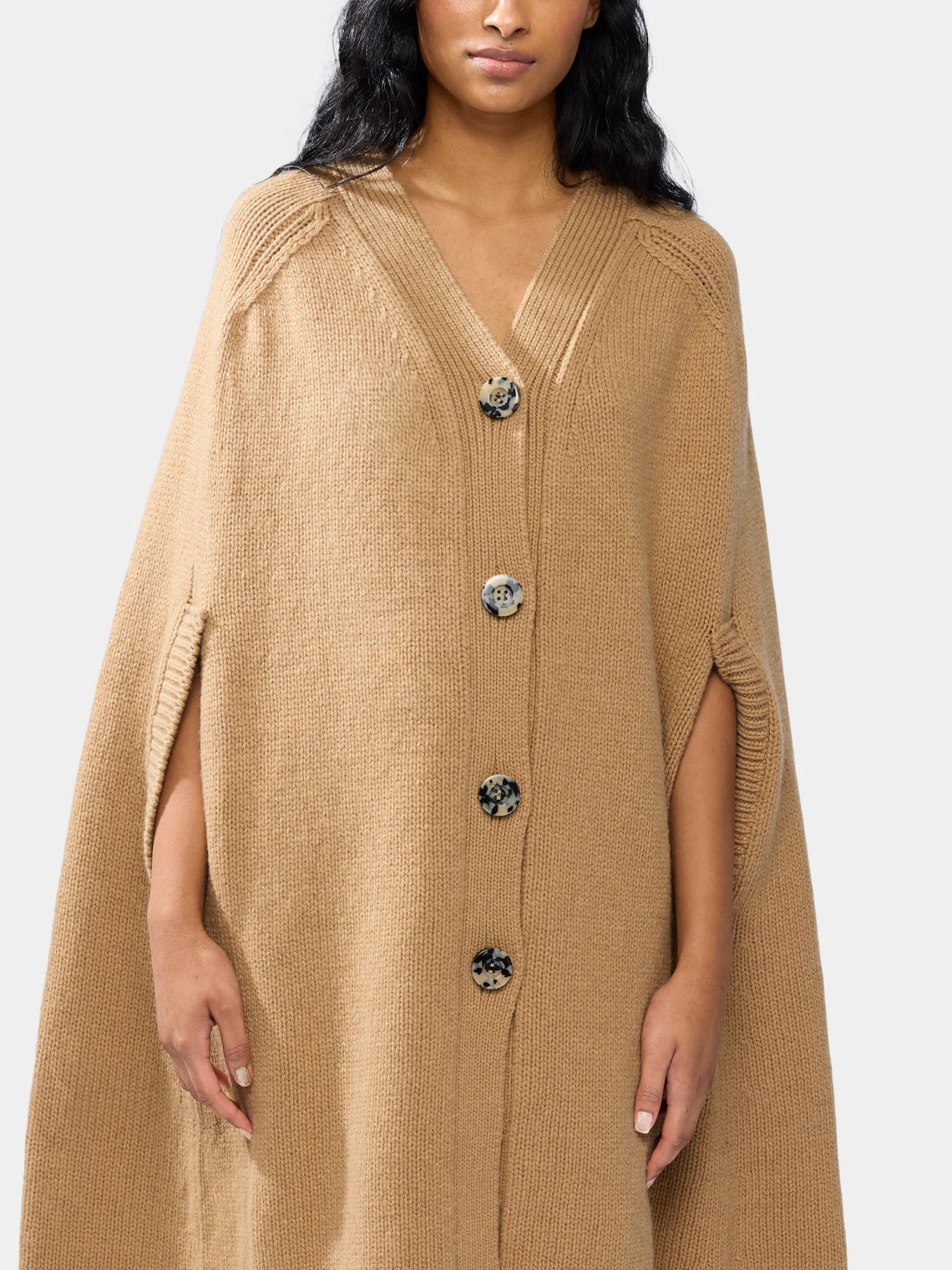 Lambswool and Cashmere Cape | One Size