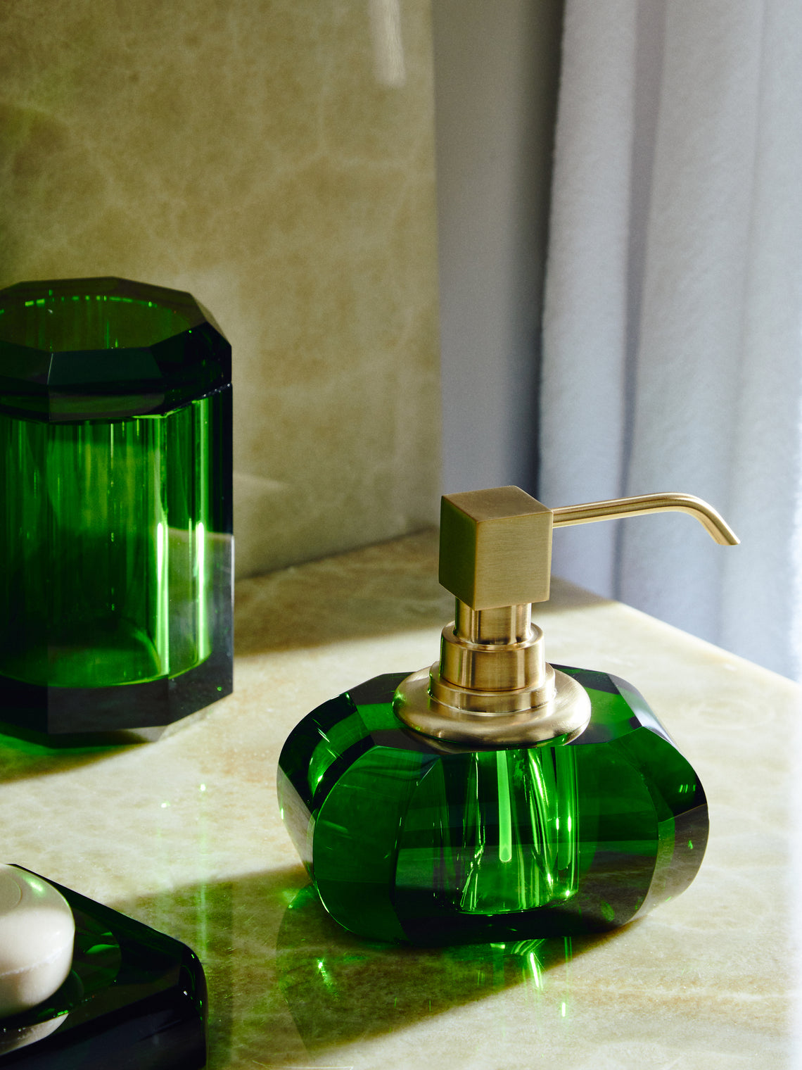 Decor Walther - Cut Crystal Soap Dispenser -  - ABASK