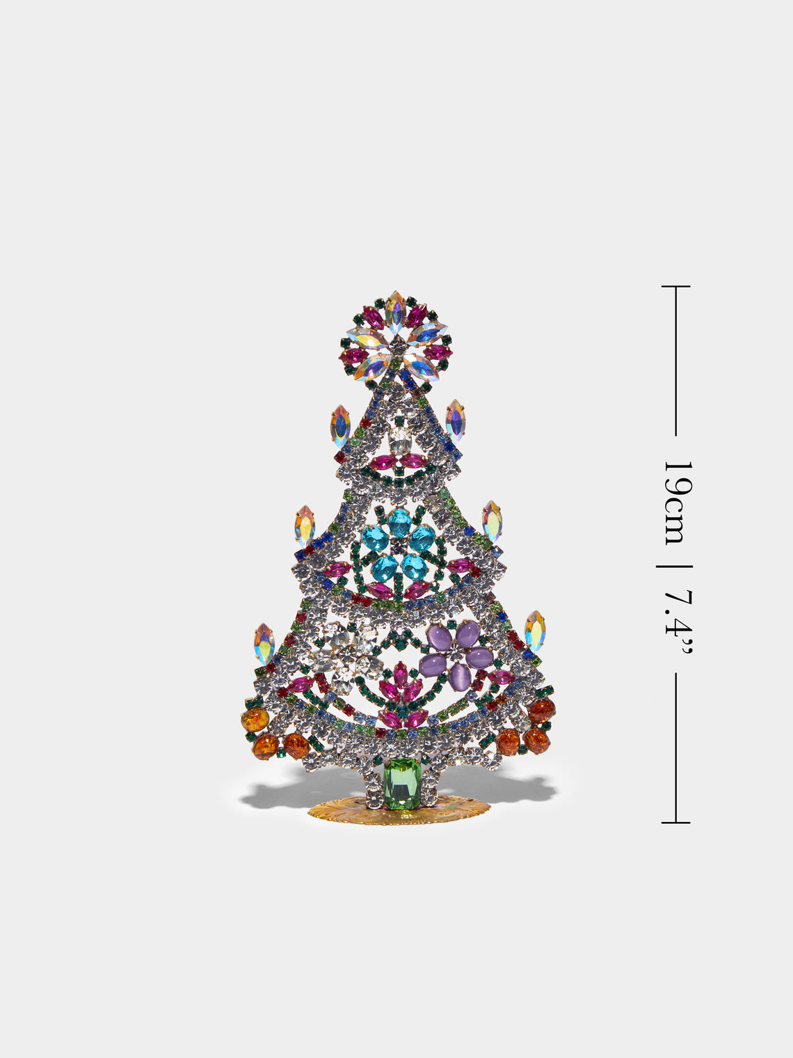 Antique and Vintage - 1930s Czech Jewelled Small Christmas Tree -  - ABASK