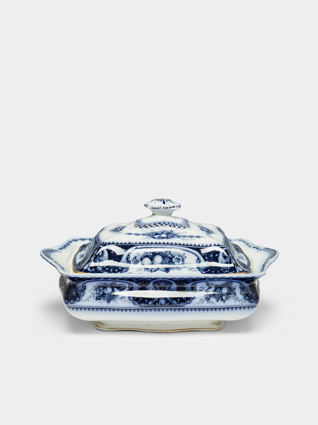 Antique and Vintage - 1900s Hand-Painted Ceramic Tureen -  - ABASK - 