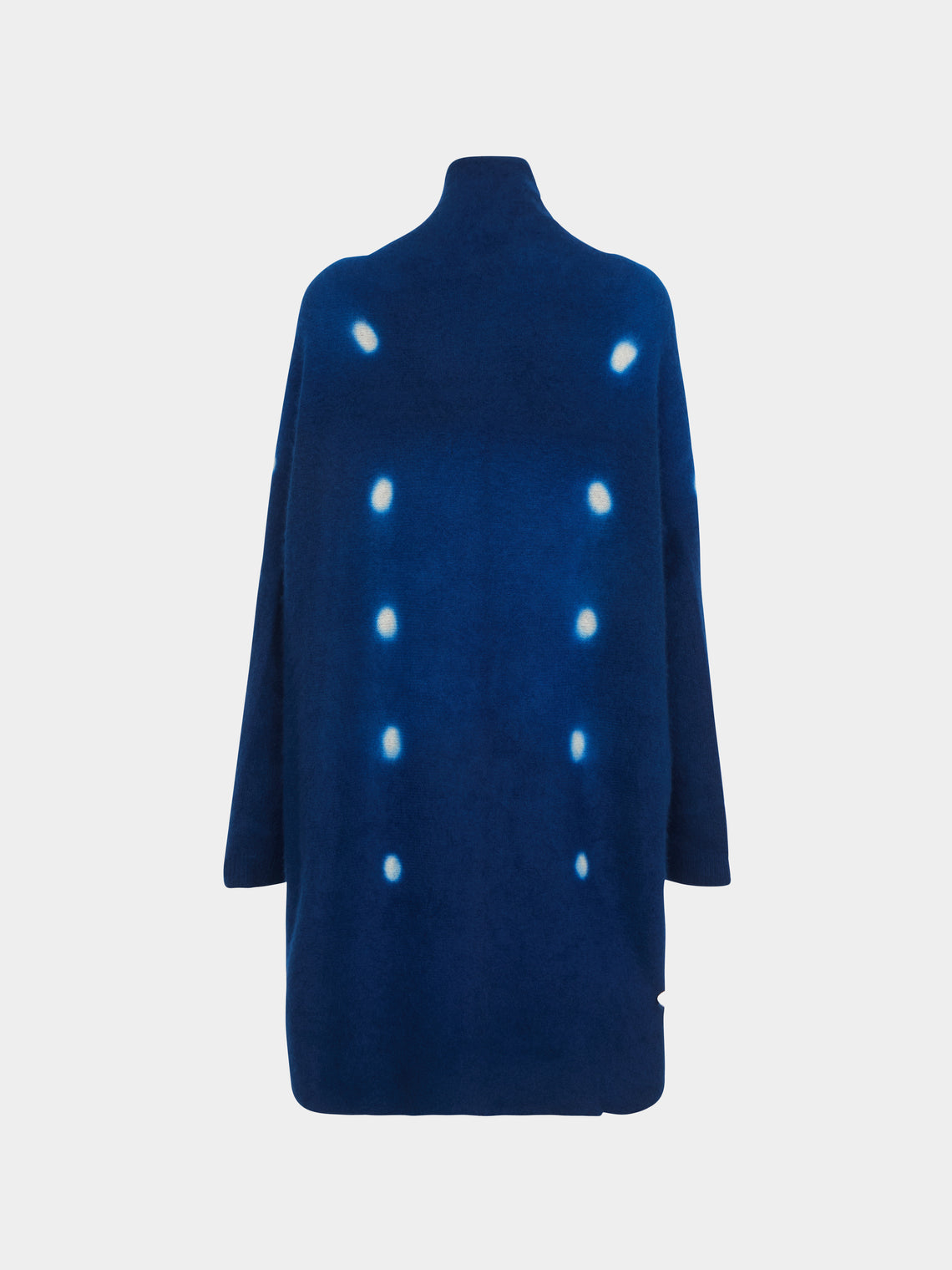 Suzusan - Shibori Cashmere Upside-Down Cape | One Size -  - ABASK