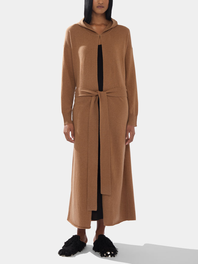 Ryan Roche - Cashmere Hooded Robe -  - ABASK