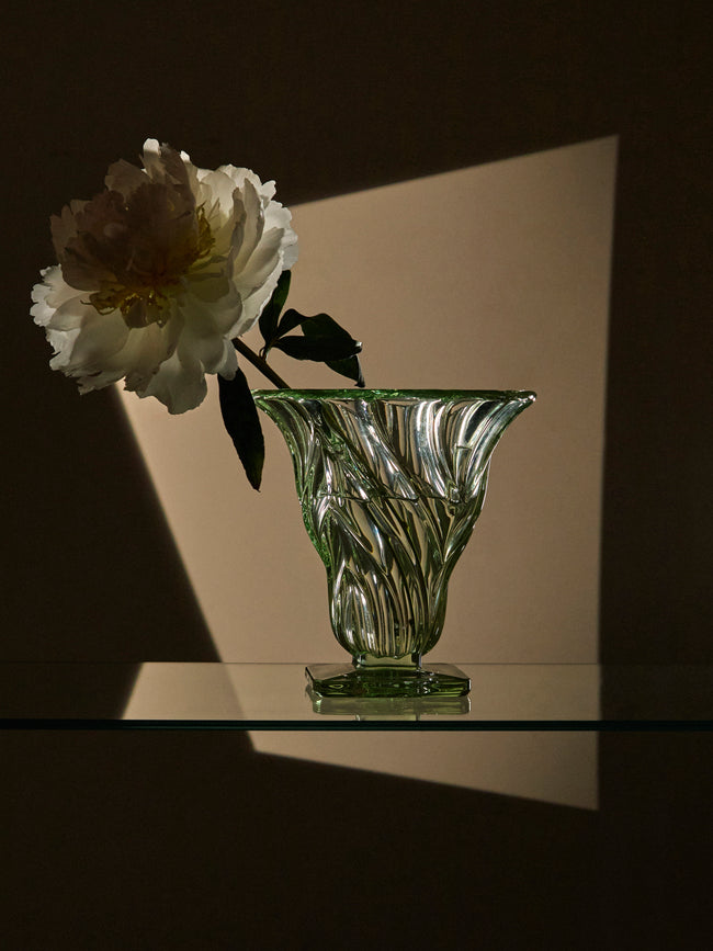 Antique and Vintage - 1930s Daum Crystal Vase -  - ABASK