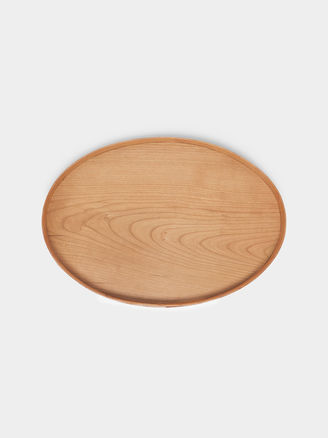 Rikke Falkow - Cherry Wood Medium Oval Serving Tray -  - ABASK - 