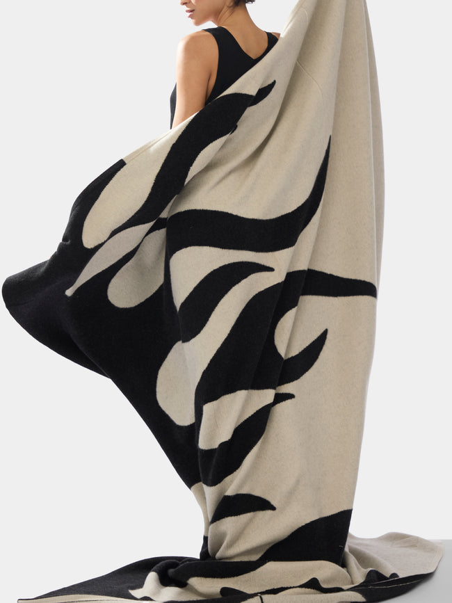 Frenckenberger - Sylvie Fleury Flame Cashmere Blanket -  - ABASK