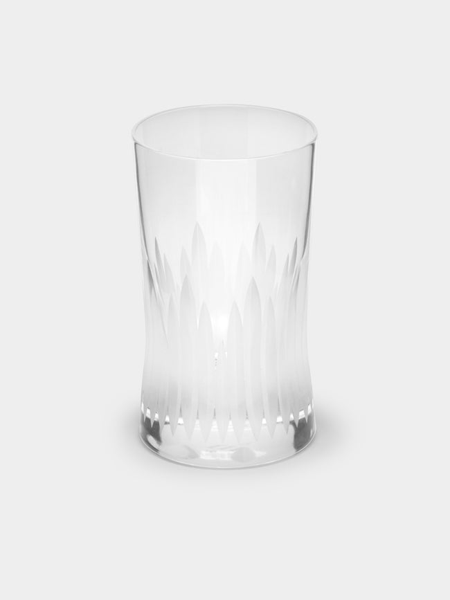 J. Hill's Standard - Martino Gamper Furrow Cut Crystal Tumbler -  - ABASK - 