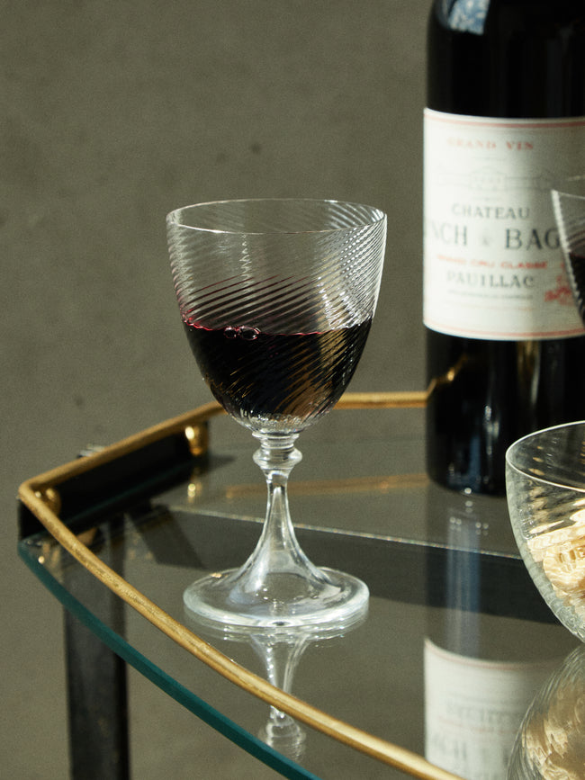 NasonMoretti - Torse Hand-Blown Murano Red Wine Glass -  - ABASK
