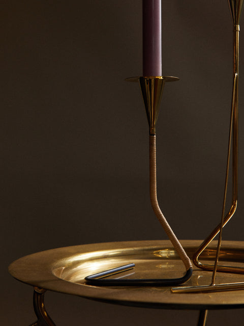 Carl Auböck - Cobra Brass Candle Holder -  - ABASK