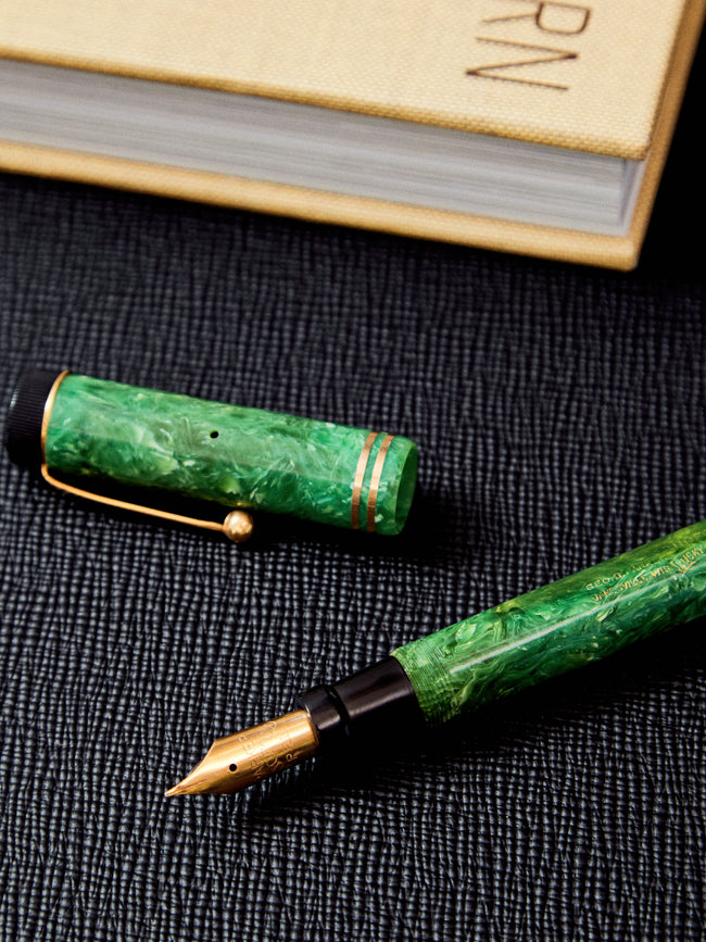 Antique and Vintage - 1926 Parker Duofold Fountain Pen - Green - ABASK