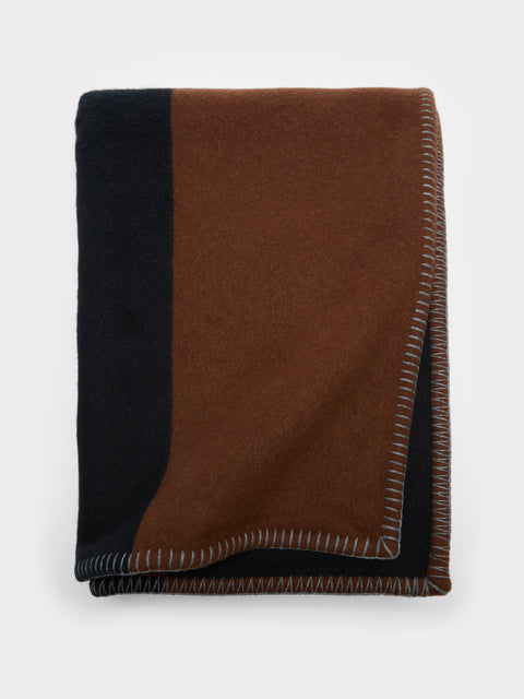 Begg x Co - Valatzu Anton Lambswool Cashmere Blanket -  - ABASK - 