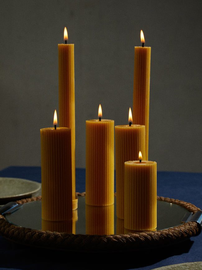 Bzzwax - Beeswax Cylinder Candles (Set of 9) -  - ABASK