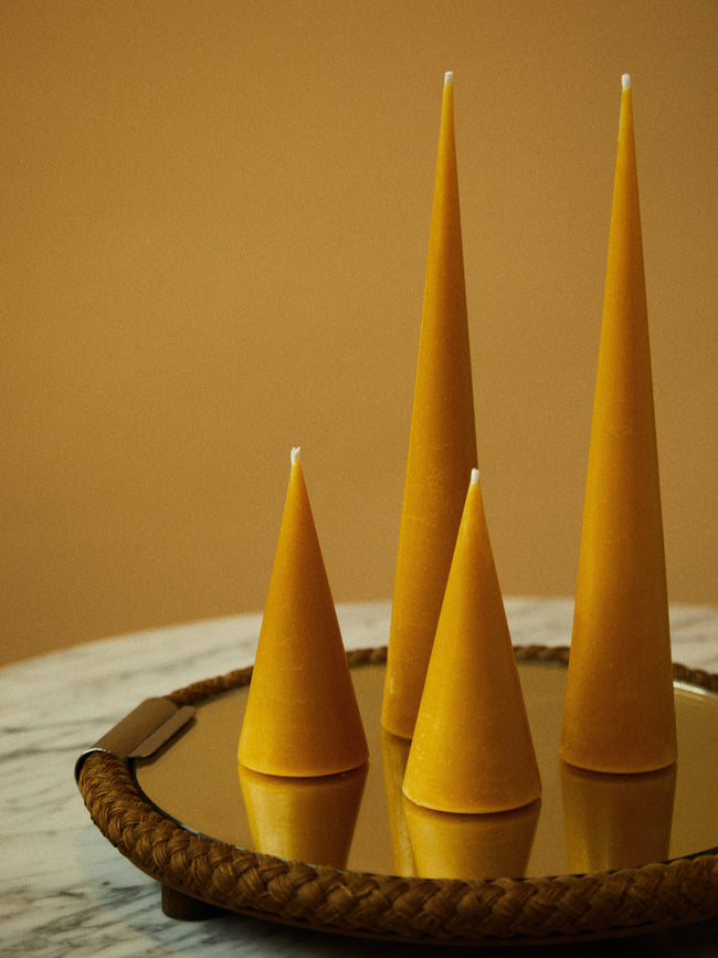 Bzzwax - Beeswax Cone Candles (Set of 4) -  - ABASK