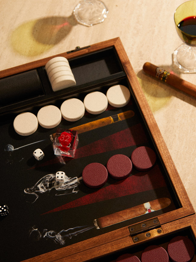 Alexandra Llewellyn - Cigar Photographic Backgammon Set -  - ABASK