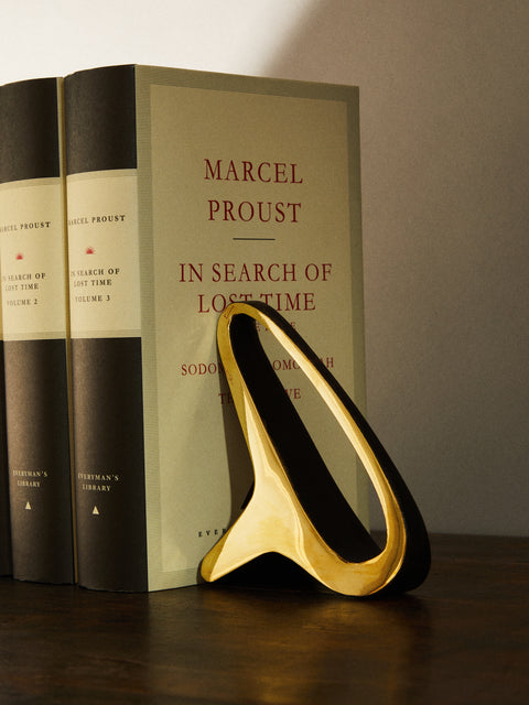 Carl Auböck - Earlobe Brass Bookends -  - ABASK