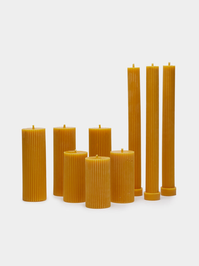 Bzzwax - Beeswax Cylinder Candles (Set of 9) -  - ABASK - 