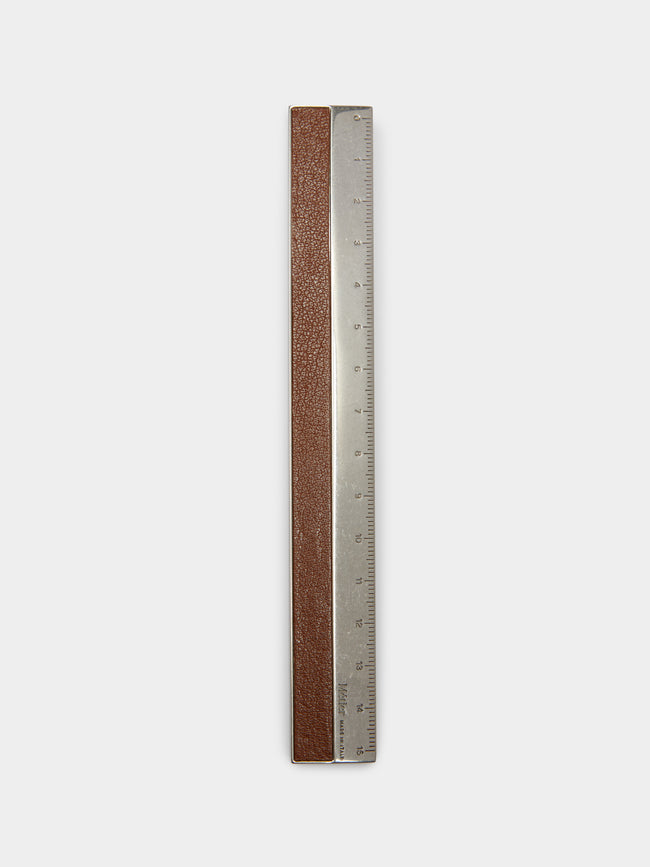 Métier - Brass and Leather Ruler -  - ABASK - 