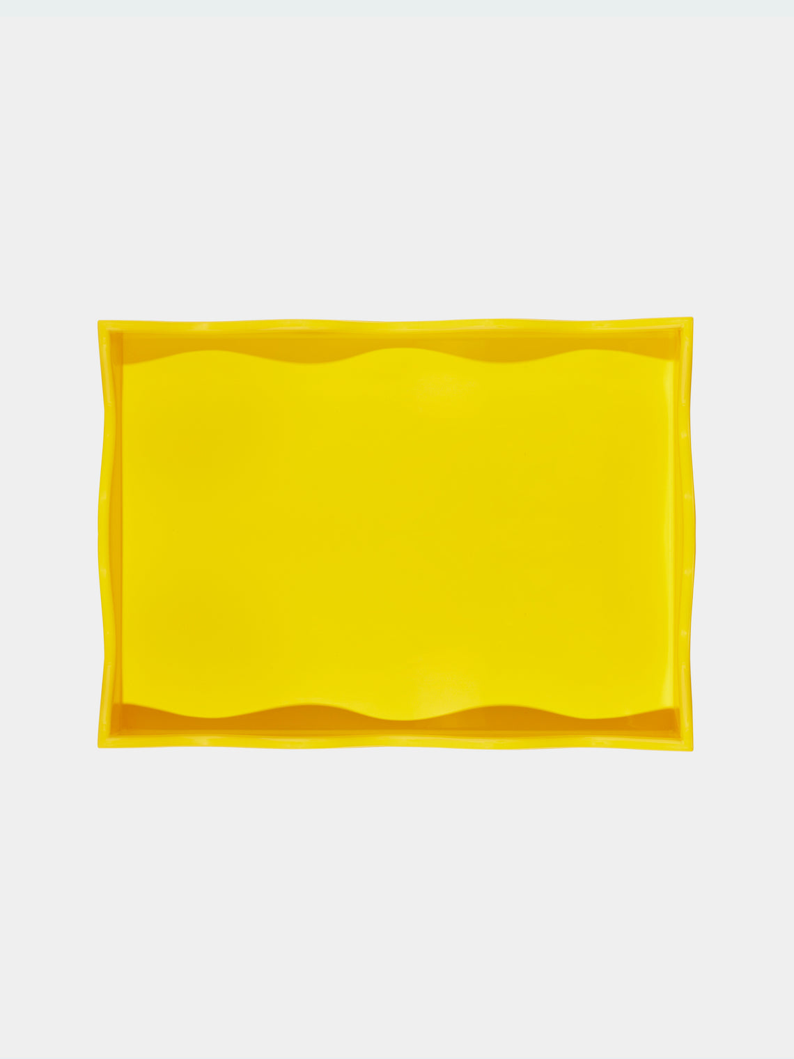 The Lacquer Company - Belles Rives Lacquered Small Tray - Yellow - ABASK - 