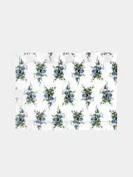 Emilia Wickstead - Linen Floral Placemats (Set of 4) - Light Blue - ABASK - 