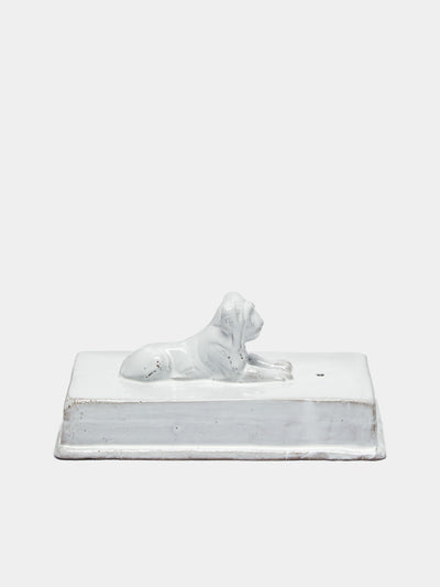 Astier de Villatte - Lion Hand-Glazed Ceramic Incense Holder -  - ABASK - 