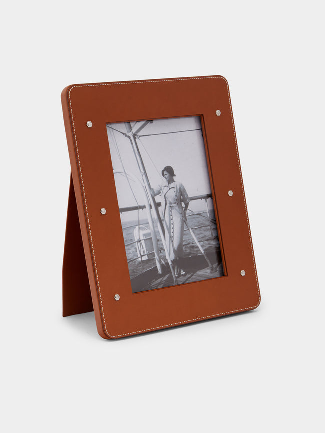 Connolly - Leather Large Photo Frame -  - ABASK - 