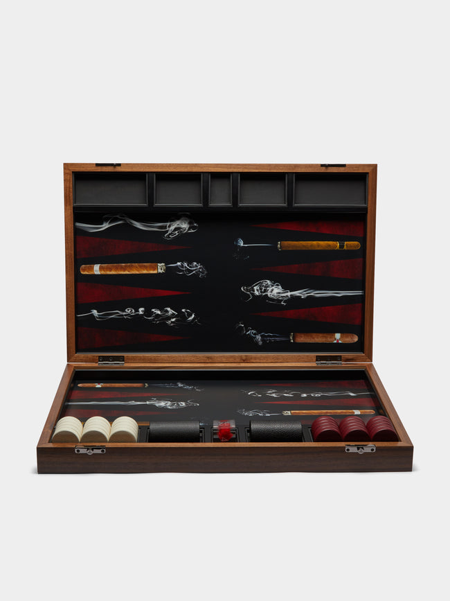 Alexandra Llewellyn - Cigar Photographic Backgammon Set -  - ABASK - 