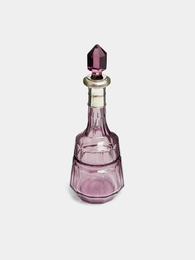 Antique and Vintage - 1960s Italian Decanter - Purple - ABASK - 