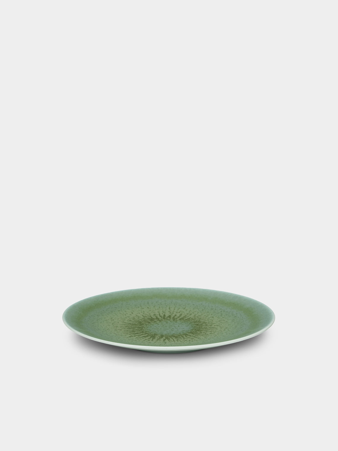Jaune de Chrome - Todra Porcelain Side Plate - Green - ABASK