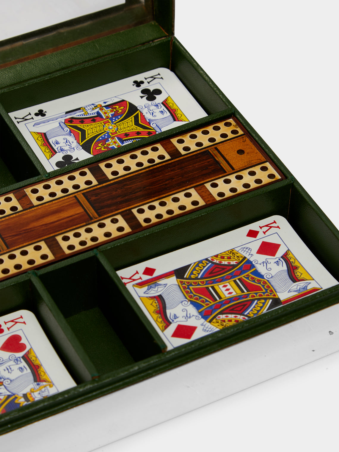 Antique and Vintage - 1950s Silver Cards and Cribbage Set -  - ABASK