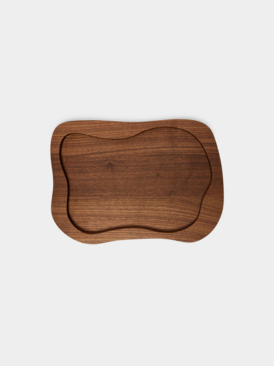 Yali Glass - Moribana Walnut Medium Tray -  - ABASK - 