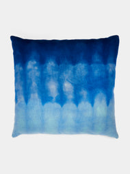 The Elder Statesman - Gradient Hand-Dyed Cashmere Pillow - Blue - ABASK - 