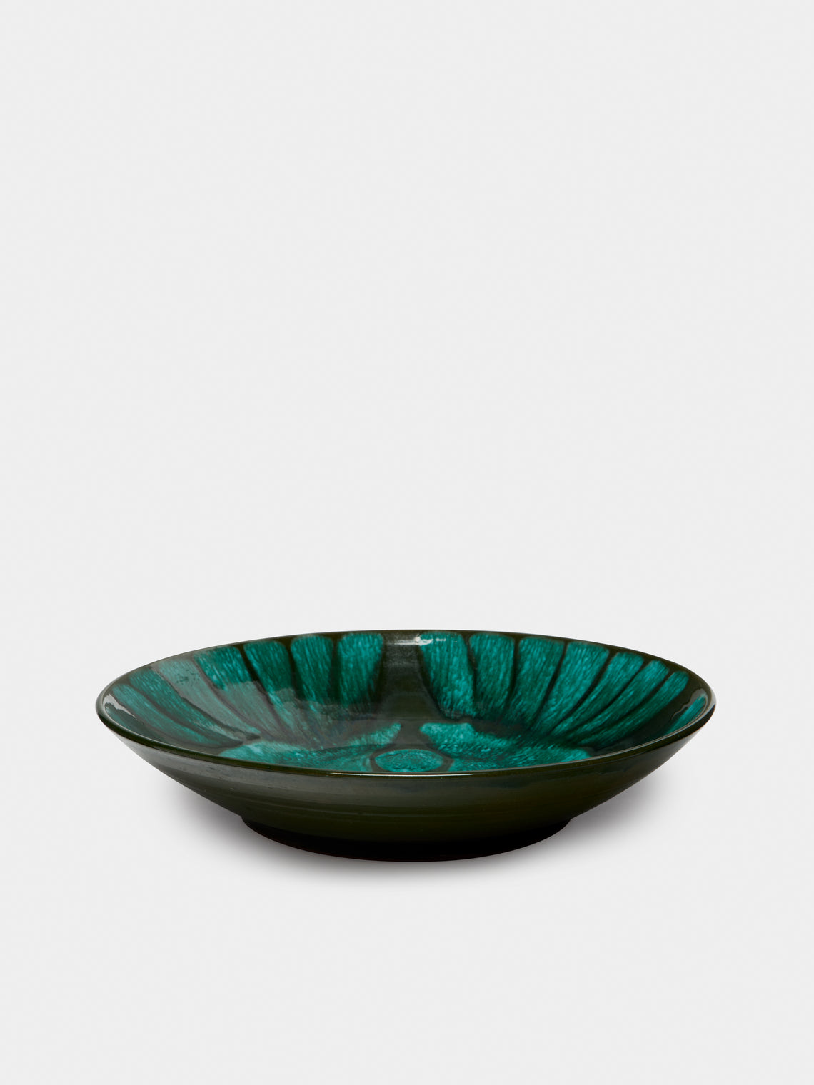 Antique and Vintage - 1950-1970 Fat Lava Bowl - Blue - ABASK - 