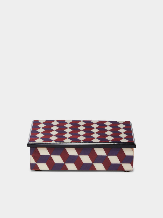 Biagio Barile - Geometric Wood Inlay Box -  - ABASK - 