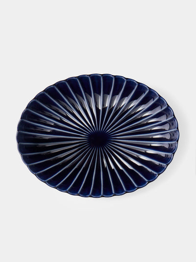 Kaneko Kohyo - Giyaman Urushi Ceramic Oval Platter -  - ABASK - 
