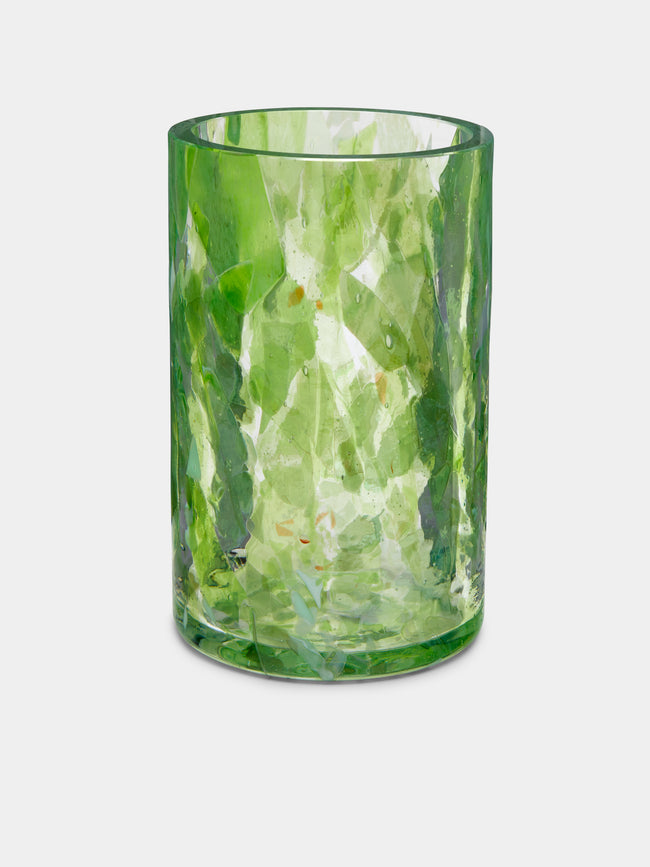 Stories of Italy - Jade Hand-Blown Murano Glass Vase -  - ABASK - 