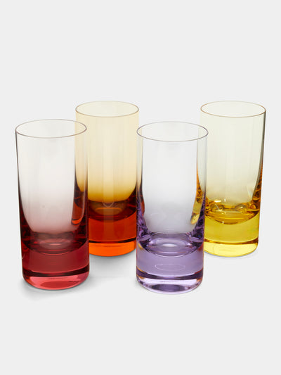 Moser - Hand-Blown Crystal Coloured Highballs (Set of 4) -  - ABASK - 