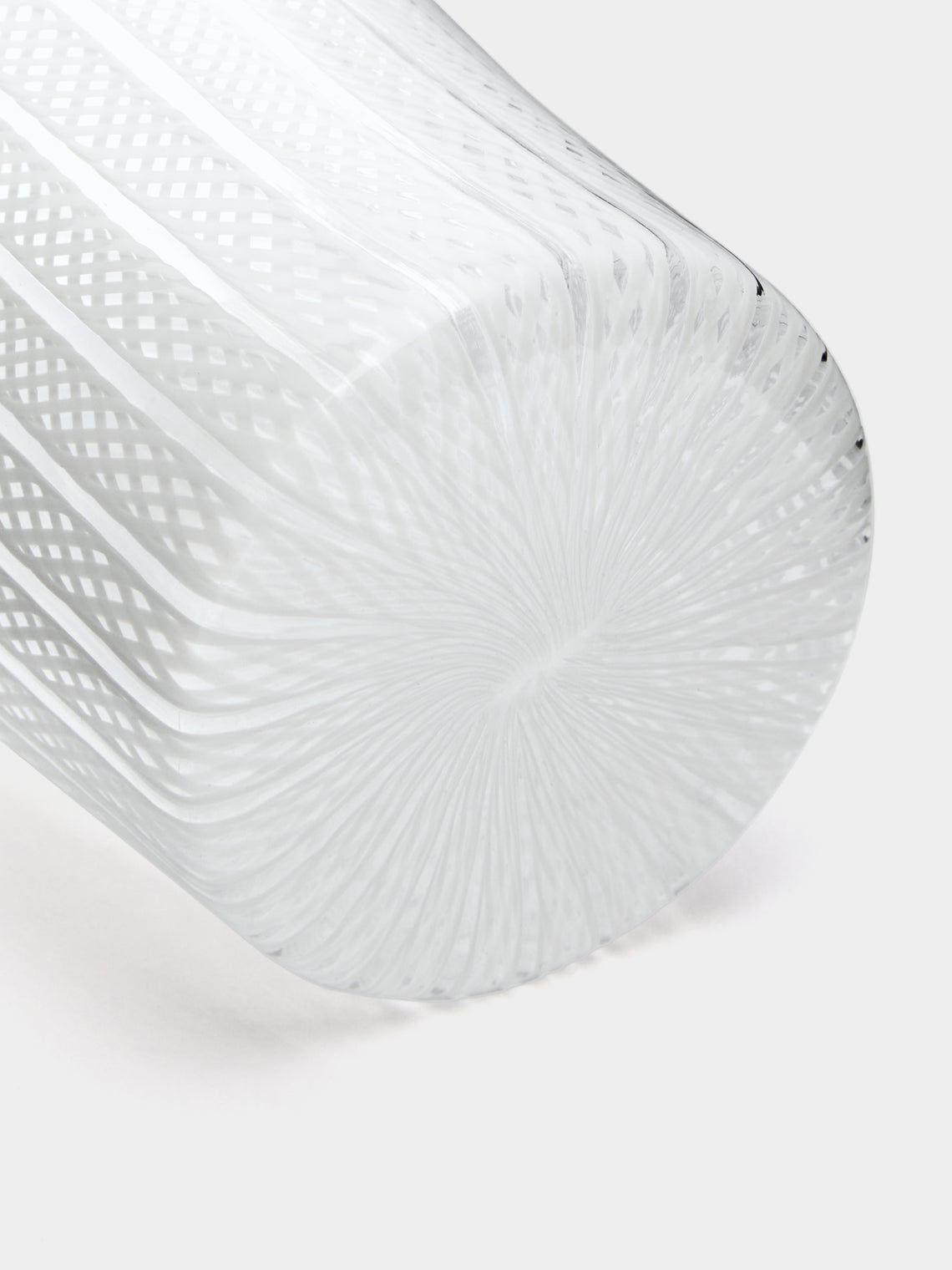NasonMoretti - Canova Hand-Blown Murano Glass Tumbler - White - ABASK