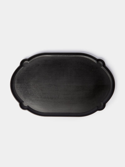 Ifuji - Italian Hand-Carved Wood Large Tray -  - ABASK - 