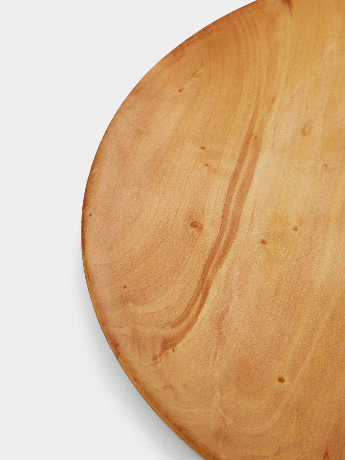 Antonis Cardew - Hand-Turned Pear Wood Large Plate - Beige - ABASK