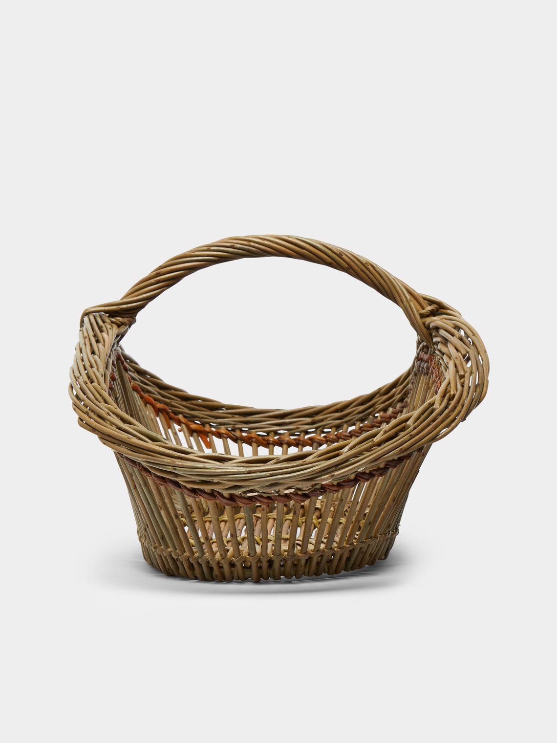 Benjamin Nauleau - Handwoven Willow Fitched Gathering Basket -  - ABASK