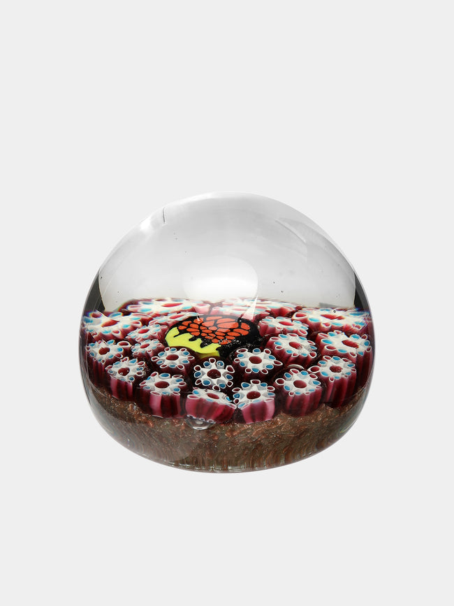 Antique and Vintage - 1970s Millefiori Murano Glass Paperweight - Multiple - ABASK - 