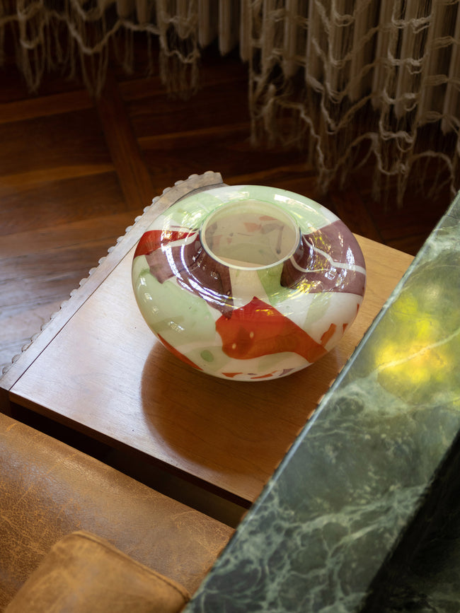Stories of Italy - Spring Olla Hand-Blown Murano Glass Vase -  - ABASK