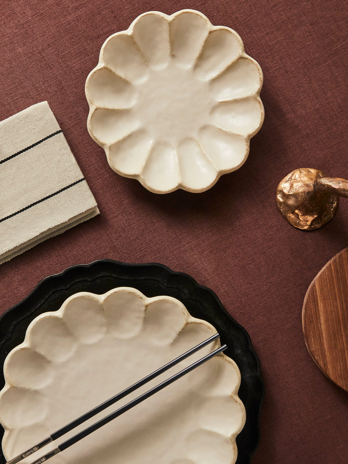 Kaneko Kohyo - Rinka Ceramic Bread Plates (Set of 4) -  - ABASK