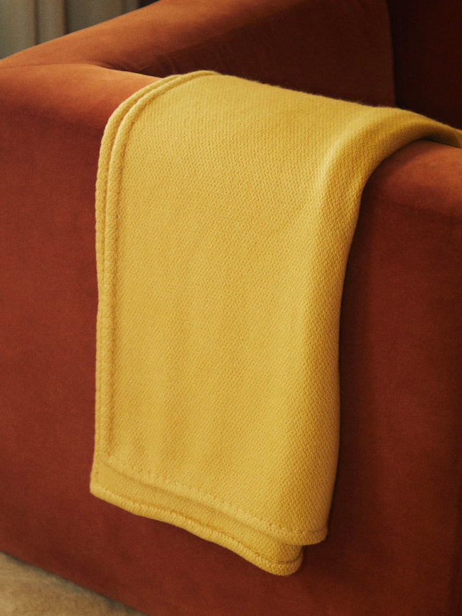 Rose Uniacke - Hand-Dyed Cashmere Large Blanket -  - ABASK
