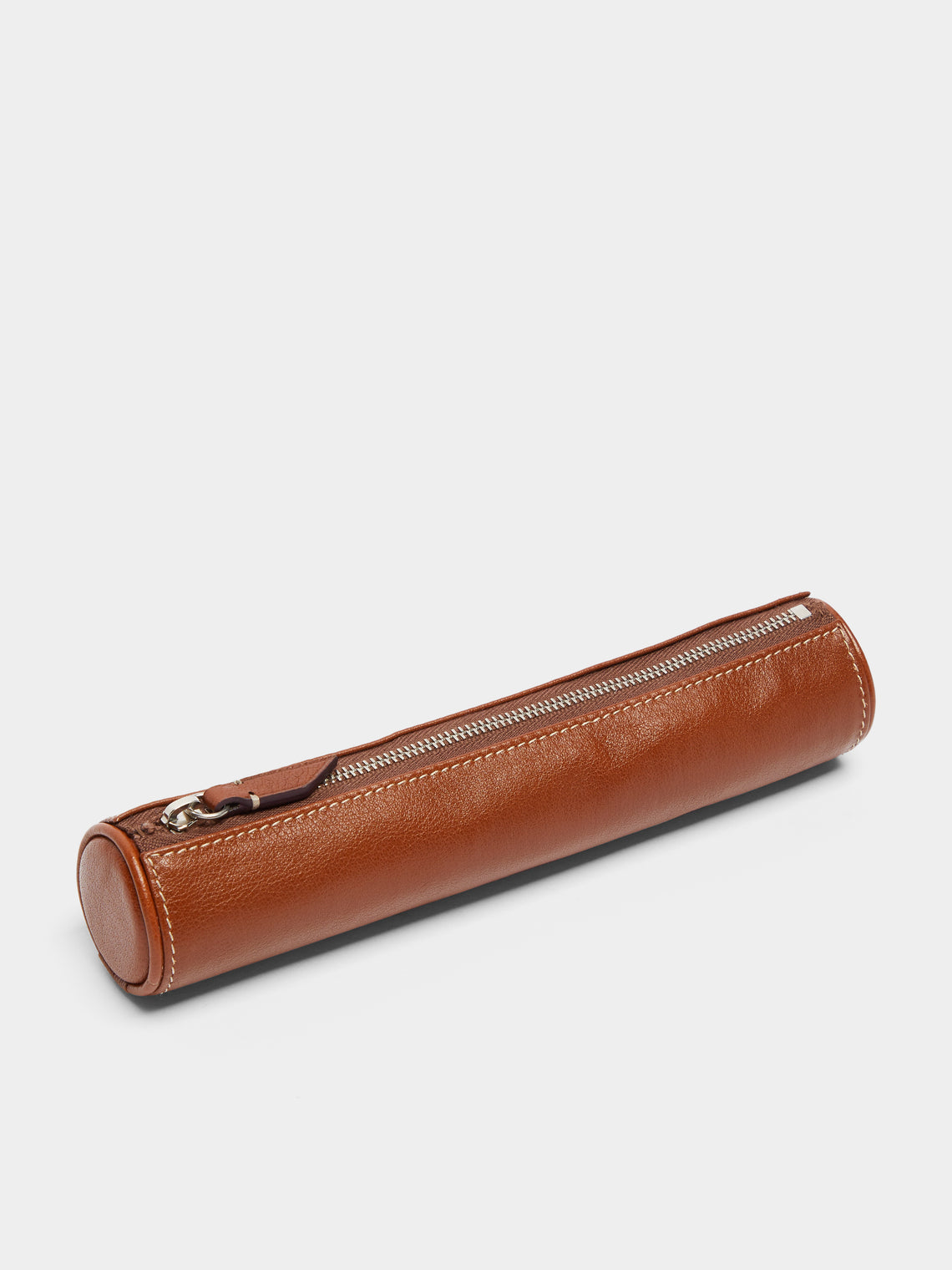 Métier - Leather Pencil Case - Brown - ABASK - 